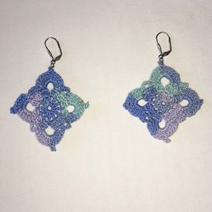 Hand Crafted Crocheted Boho Earrings